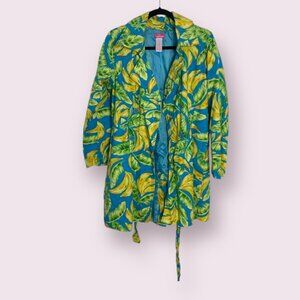 ⭐️Banana Fruit Trench Coat Hipster Boho Beach Bohemian Artsy Snack Hippie Jacket